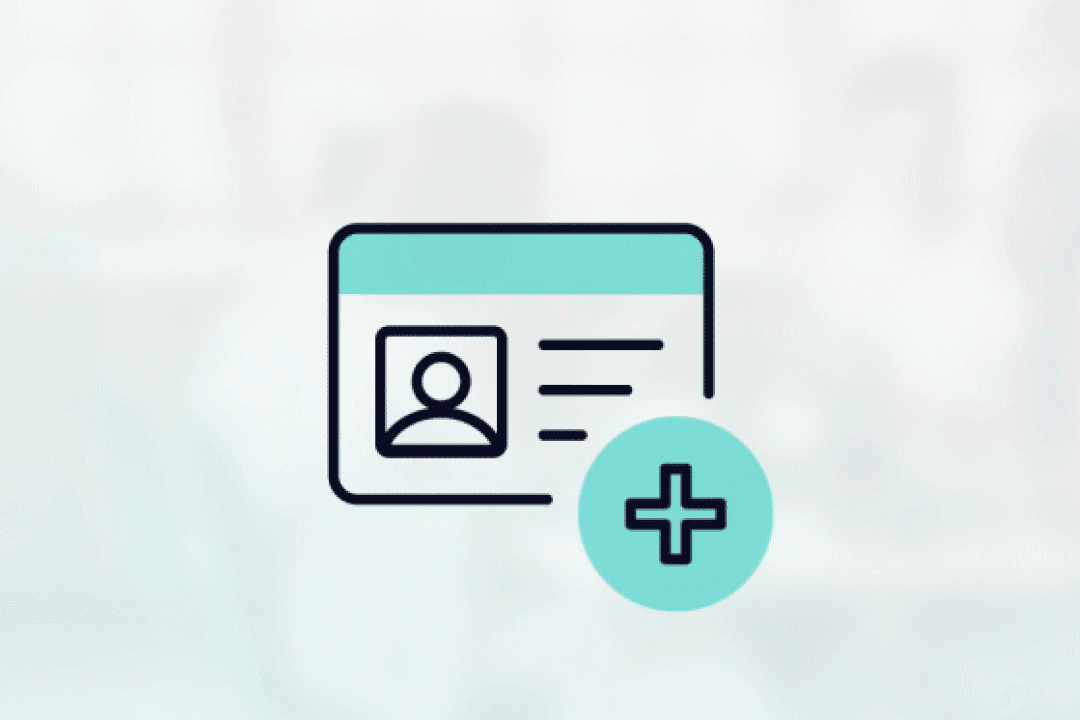 Image showing an icon of an identity card